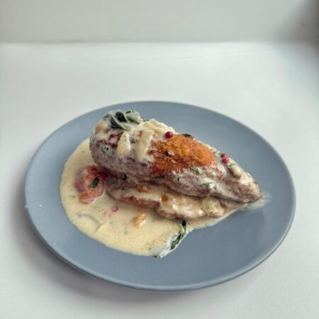 Pui Toscana CU BABY SPANAC IN SOS MOZZARELLA